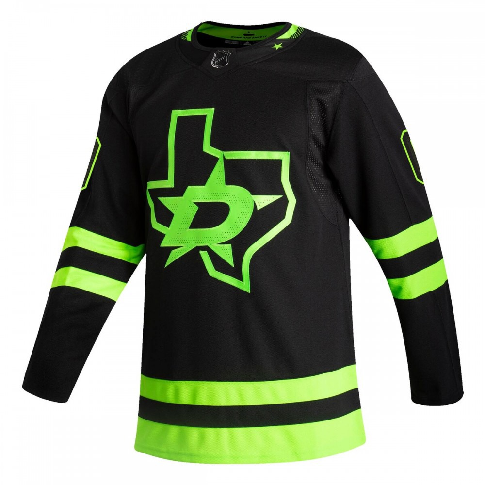 Dallas Stars adidas 2020/21 Alternate - Authentic Custom Jersey - Black-Pro Kit Vault | Brand New 26/27 Sports Jerseys